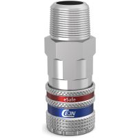 Snabbkoppling Tryckluft Serie 410 eSafe Cejn