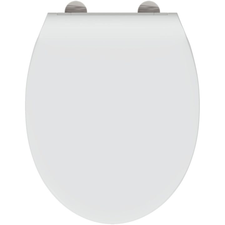 Snabbkopplings toalettlock med mjuk stängning Duroplast Vit vidaXL 45,5 x 37,5 x 3,8 cm – bild 7
