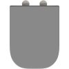 Snabbkopplings-toalettsits med tyst stängning Duroplast Grå vidaXL 35 x 44,8 x 3,6 cm – miniatyr 7