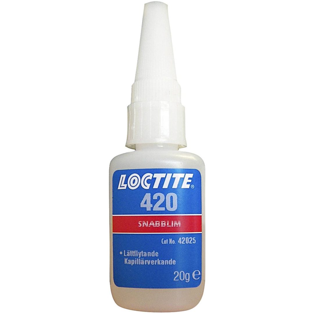Snabblim Cyanoakrylat 420 LOCTITE SNABBLIM 20G 420 – bild 2