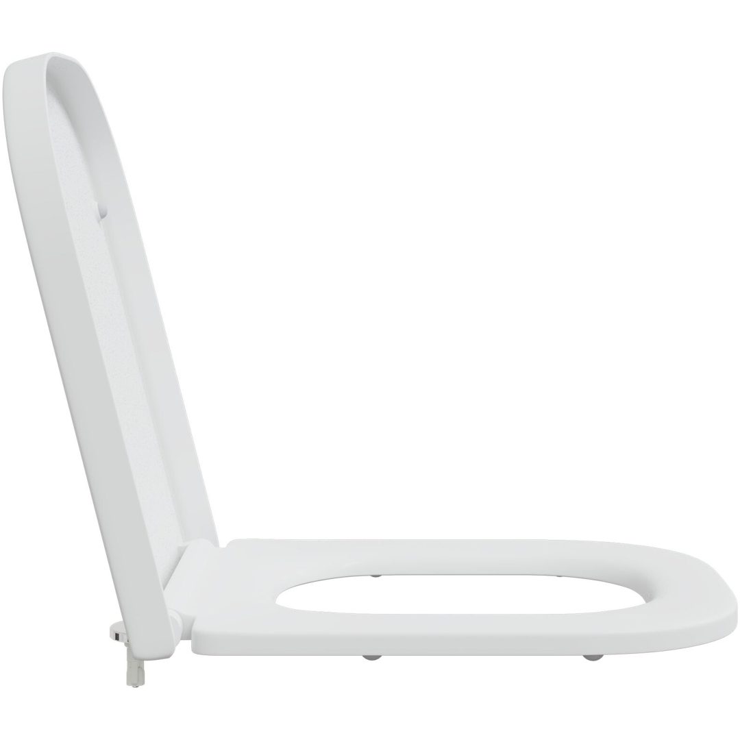 Snabbt l Release Toalettlock med Soft Close Duroplast Vit vidaXL 35 x 44,8 x 3,6 cm – bild 6