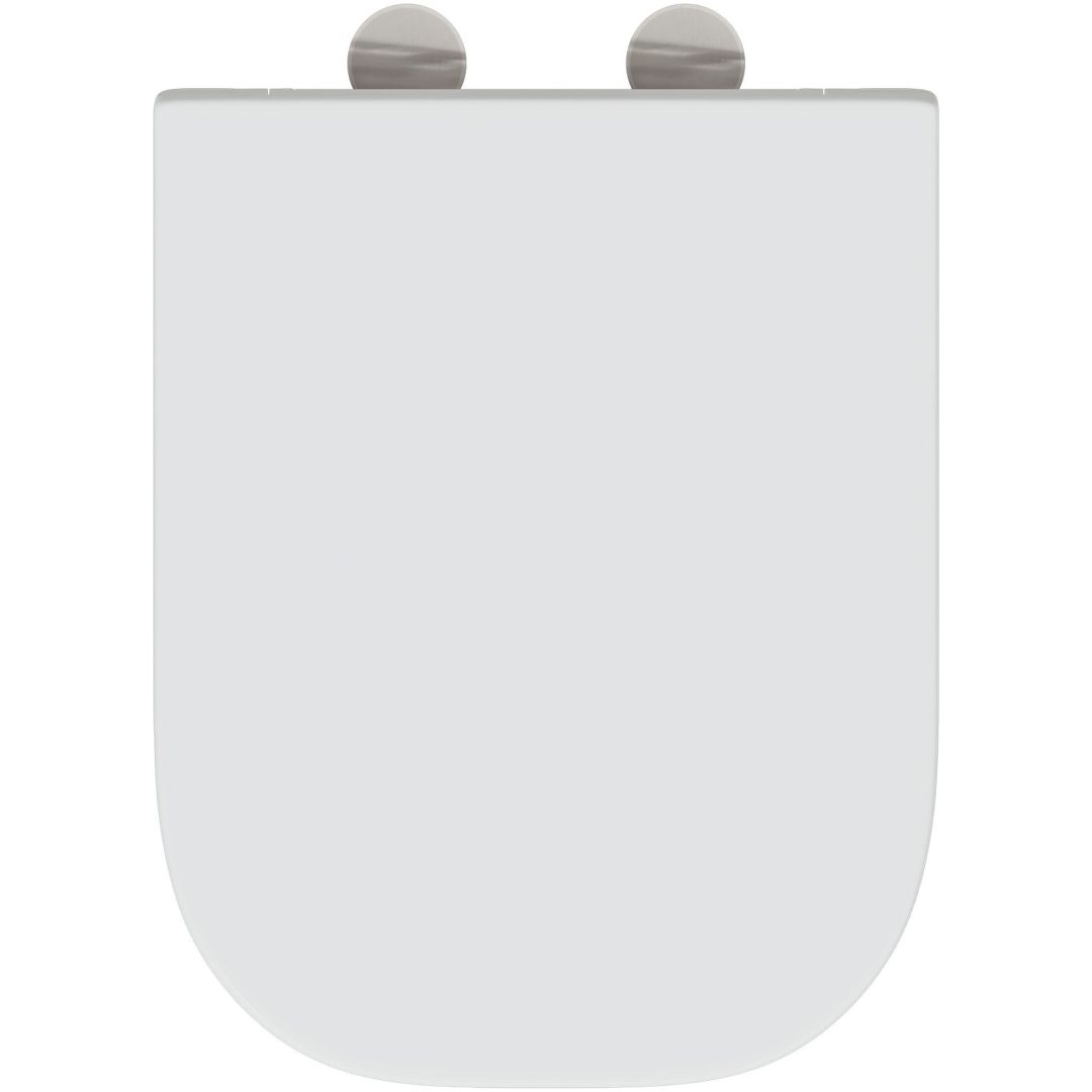 Snabbt l Release Toalettlock med Soft Close Duroplast Vit vidaXL 35 x 44,8 x 3,6 cm – bild 7