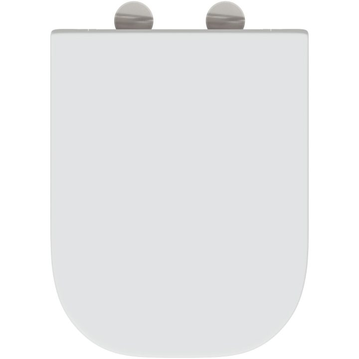 Snabbt l Release Toalettlock med Soft Close Duroplast Vit vidaXL 35 x 44,8 x 3,6 cm – bild 7
