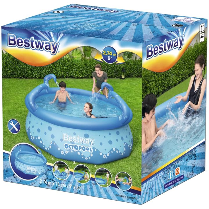 Snabbt uppställbar pool "OctoPool" 274x76 cm Bestway – bild 9