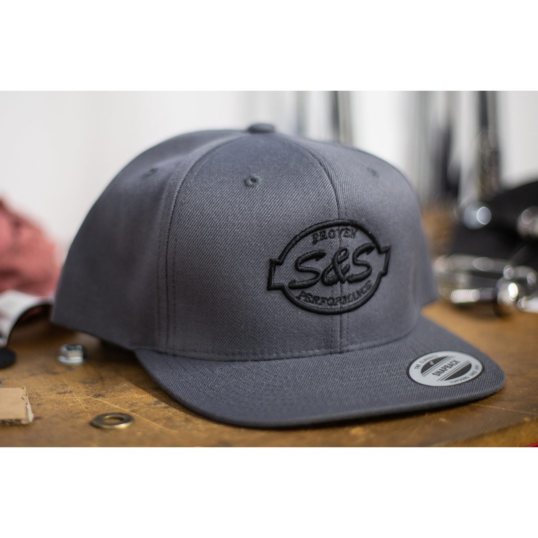 Snapback Keps Grå S&S Cycle