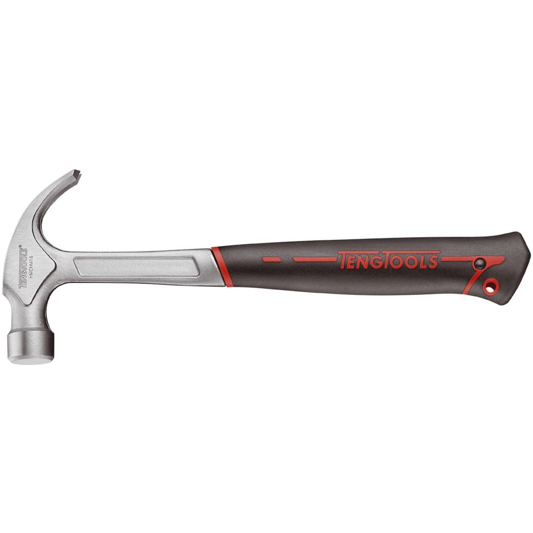 Snickarhammare med massivt stålskaft HMCHM16 Teng Tools SNICKARHAMMARE HELSMIDD 16OZ