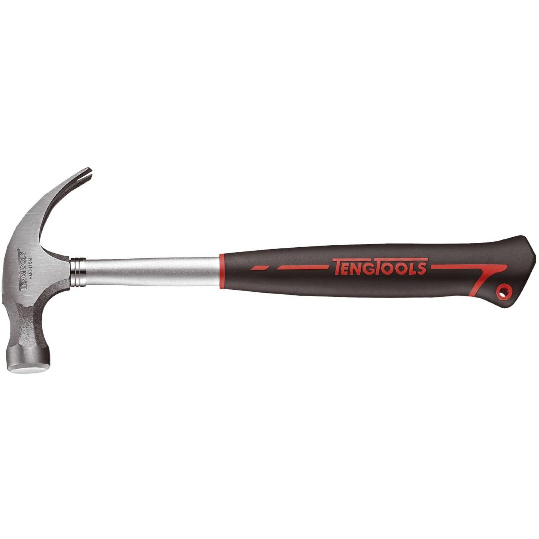 Snickarhammare med stålrörsskaft och magnet HMCH16M Teng Tools SNICKARHAMMARE 16OZ MAGNET