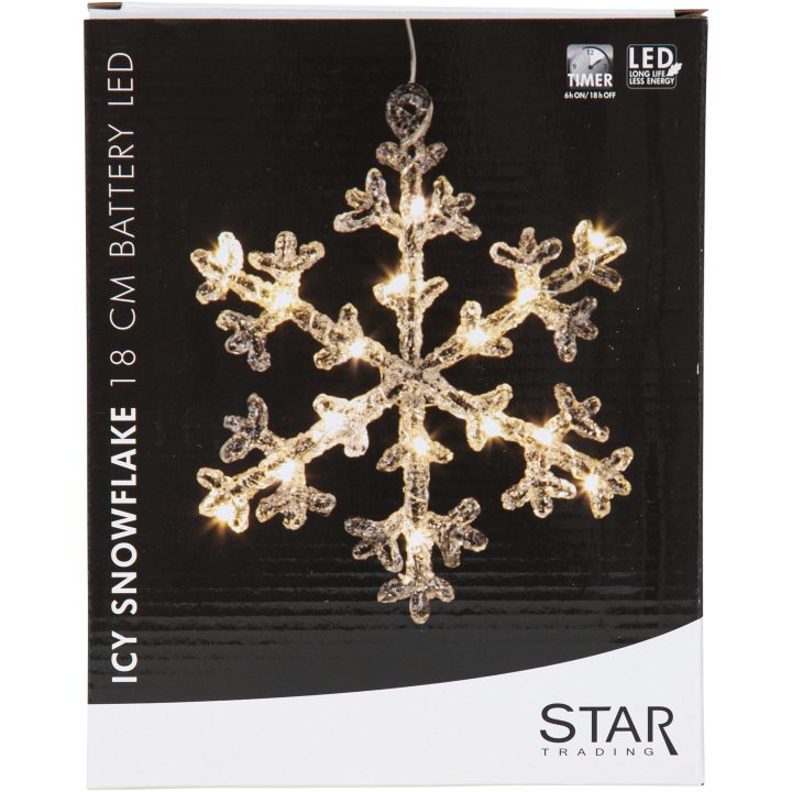 Snöflinga Icy Transparent Star Trading – bild 6