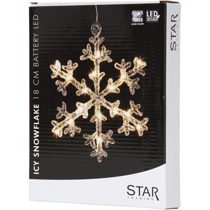 Snöflinga Icy Transparent Star Trading – bild 4