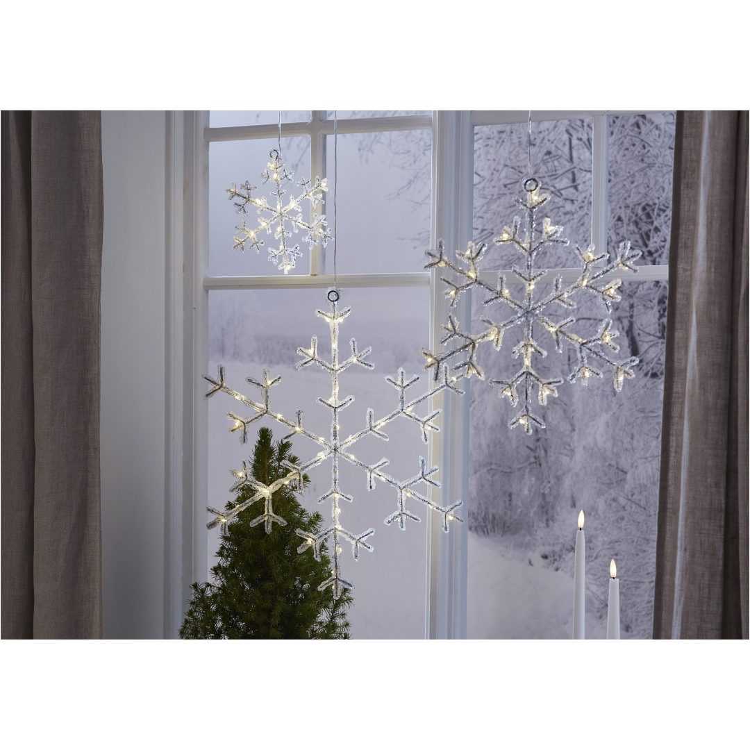 Snöflinga Icy Transparent Star Trading – bild 7