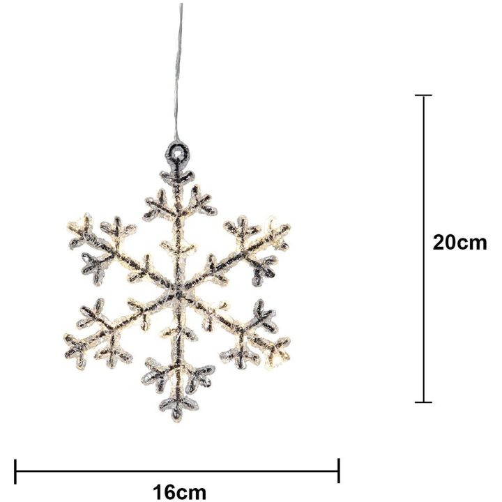 Snöflinga Icy Transparent Star Trading – bild 8