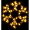 Snöflinga ljusslinga med 48 LED varmvit 59x59 cm vidaXL 27 x 27 cm – miniatyr 3