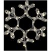 Snöflinga ljusslinga med 48 LED varmvit 59x59 cm vidaXL 27 x 27 cm – miniatyr 4