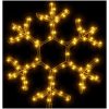 Snöflinga ljusslinga med LED 2 st varmvit vidaXL 38 x 37 cm – miniatyr 5