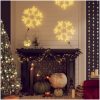 Snöflinga ljusslinga med LED 2 st varmvit vidaXL 38 x 37 cm – miniatyr 1
