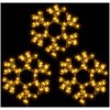 Snöflinga ljusslinga med LED 3 st varmvit vidaXL 27 x 27 cm – miniatyr 2