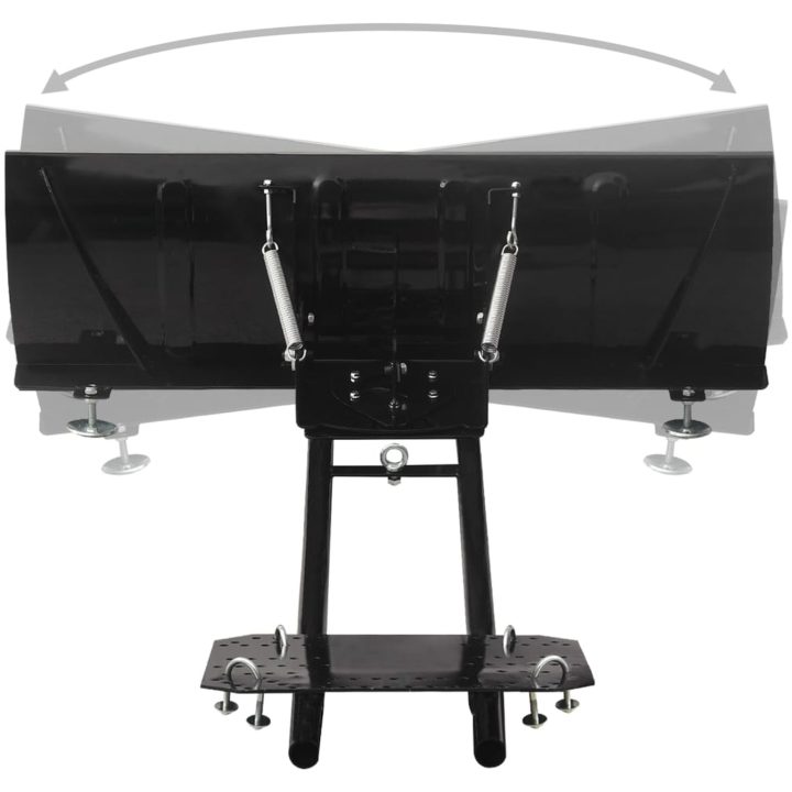 Snöplog för ATV svart vidaXL 115 x 38 cm – bild 4