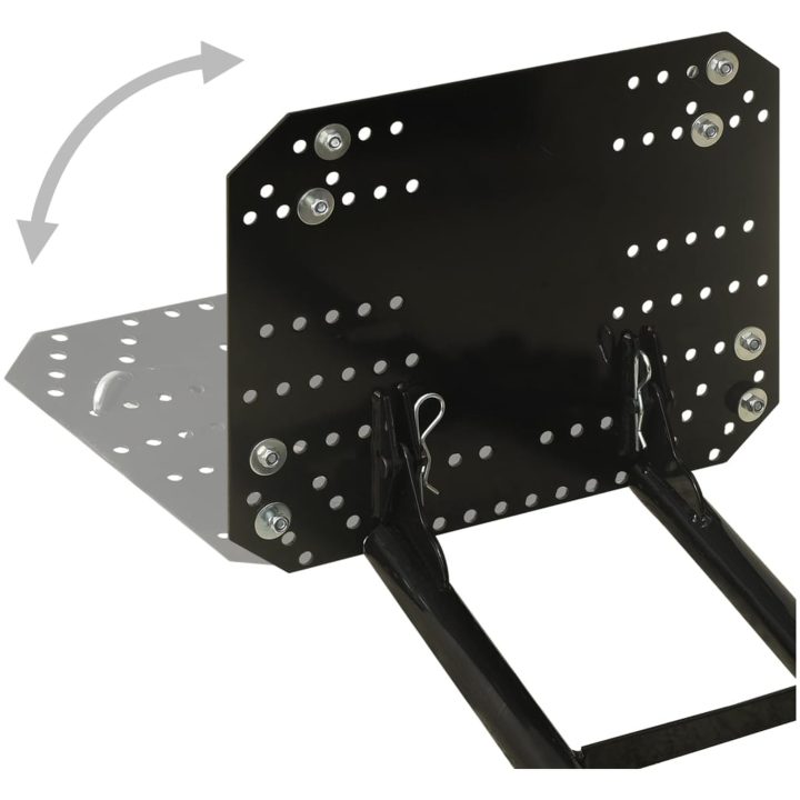 Snöplog för ATV svart vidaXL 115 x 38 cm – bild 5