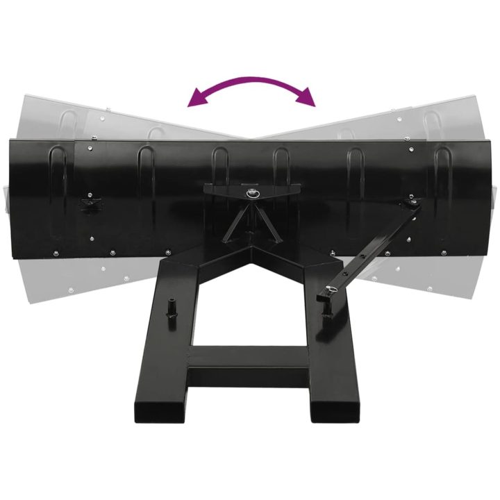Snöplog för gaffeltruck svart vidaXL 150 x 38 cm – bild 9