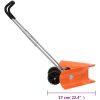 Snöplog med förlängningsbart handtag orange stål vidaXL 77 cm – miniatyr 8