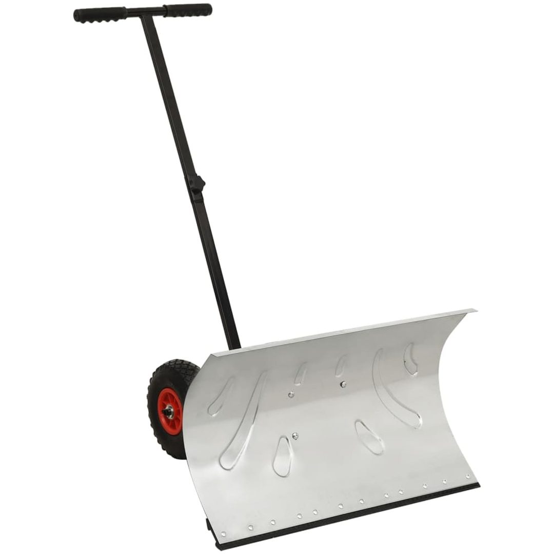 Snöskyffel med hjul vidaXL