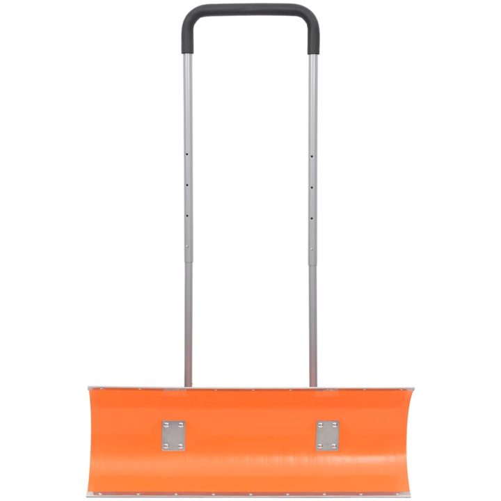 Snöskyffel med utdragbart handtag orange stålblad vidaXL 96 cm – bild 2