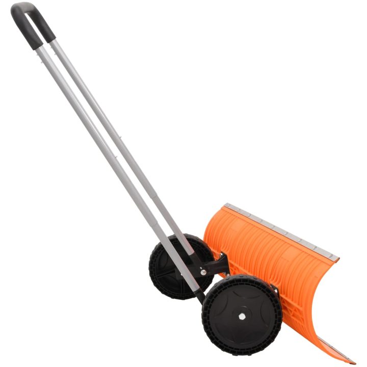 Snöskyffel med utdragbart handtag orange stålblad vidaXL 96 cm – bild 3