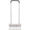 Snöskyffel med utdragbart handtag silver stålblad vidaXL 61 cm – miniatyr 2