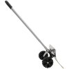 Snöskyffel med utdragbart handtag silver stålblad vidaXL 61 cm – miniatyr 3