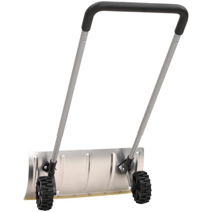 Snöskyffel med utdragbart handtag silver stålblad vidaXL 61 cm – bild 4