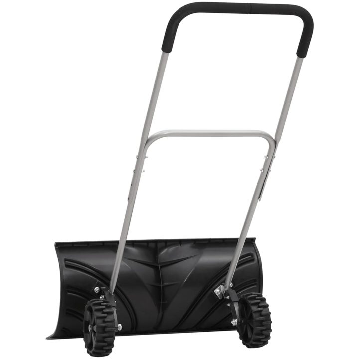 Snöskyffel med utdragbart handtag svart stålblad vidaXL 66 cm – bild 4