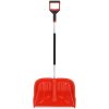 Snöskyffel röd 136 cm aluminium vidaXL – miniatyr 2