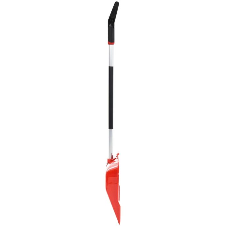 Snöskyffel röd 136 cm aluminium vidaXL – bild 3