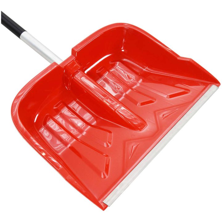 Snöskyffel röd 136 cm aluminium vidaXL – bild 5
