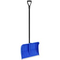 Snöspade blå 147 cm metall vidaXL