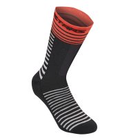 SOCKS DROP 19 BLK/RD M