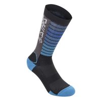 SOCKS DROP 22 BLK/AQ S