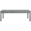 Soffbord 100x50x33 cm grått massivt akaciaträ vidaXL – miniatyr 2