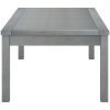 Soffbord 100x50x33 cm grått massivt akaciaträ vidaXL – miniatyr 3