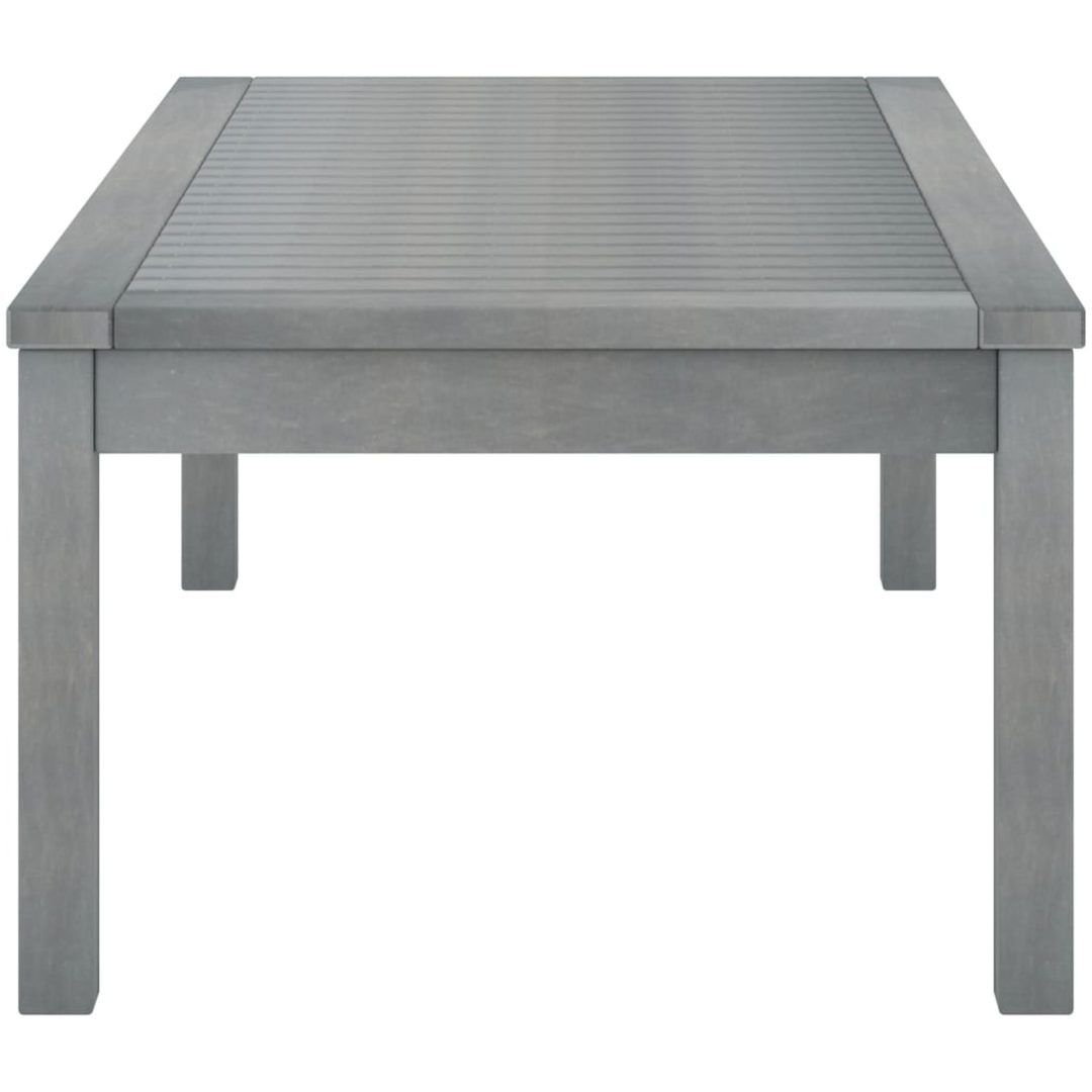 Soffbord 100x50x33 cm grått massivt akaciaträ vidaXL – bild 3