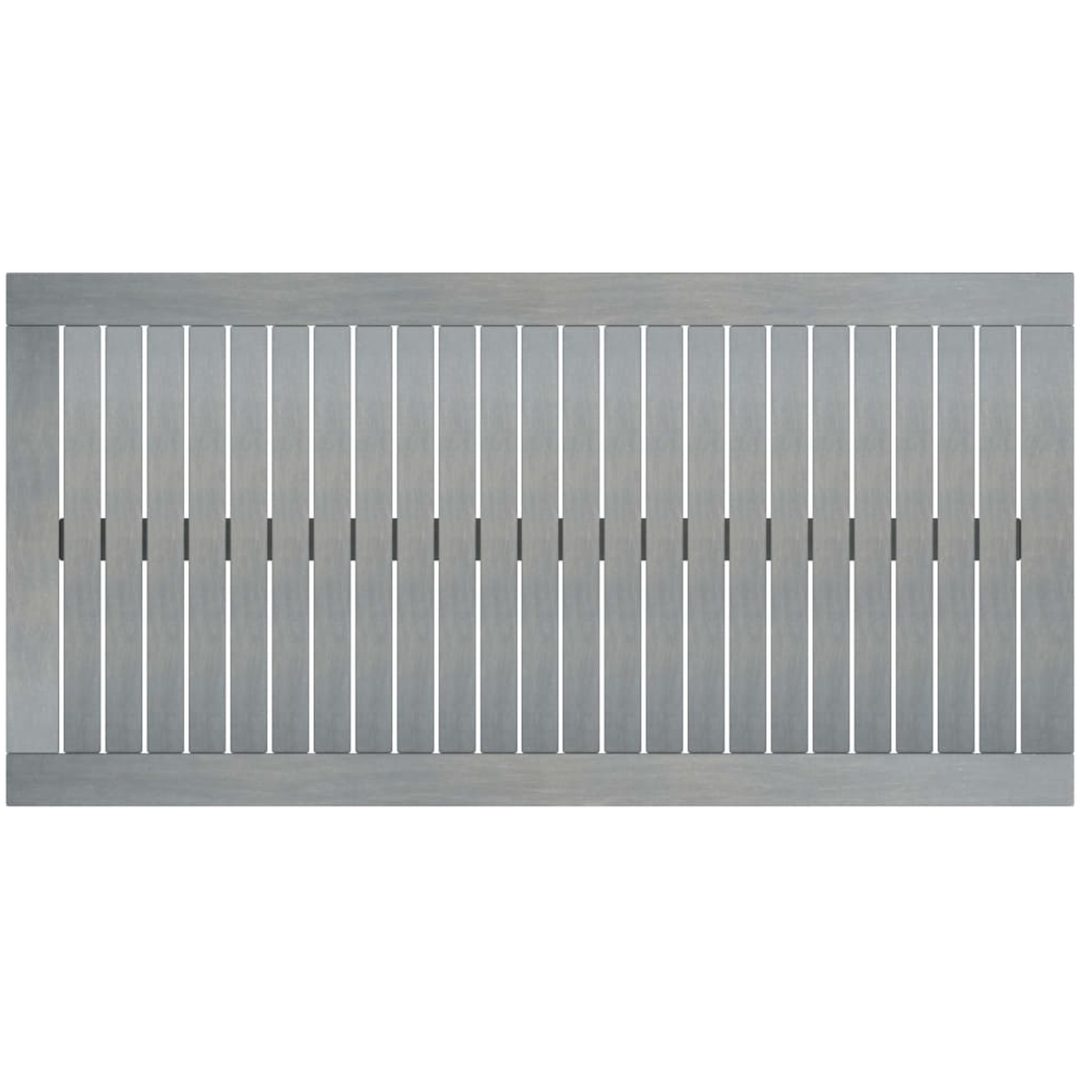 Soffbord 100x50x33 cm grått massivt akaciaträ vidaXL – bild 4