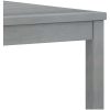 Soffbord 100x50x33 cm grått massivt akaciaträ vidaXL – miniatyr 5