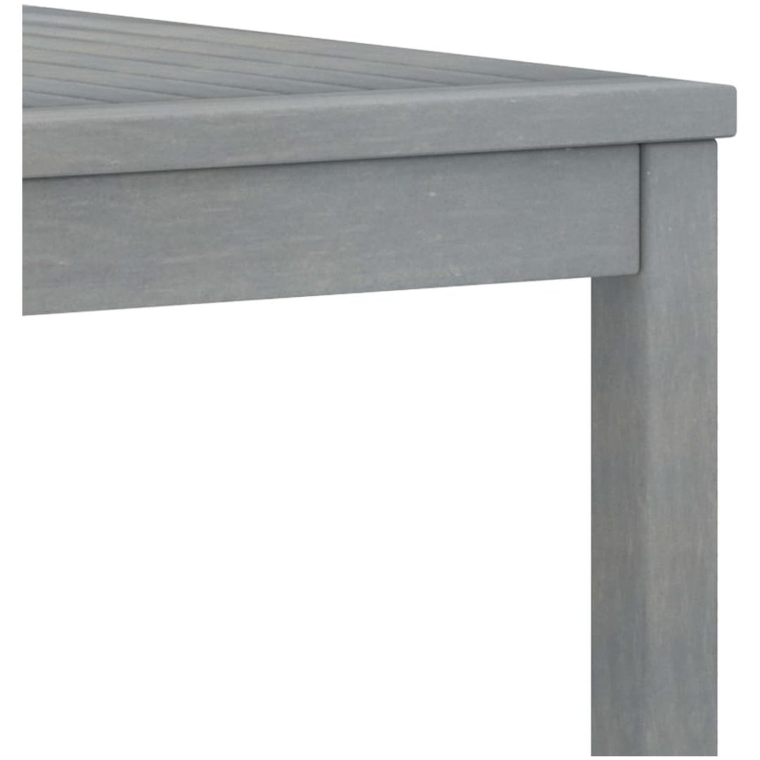 Soffbord 100x50x33 cm grått massivt akaciaträ vidaXL – bild 5