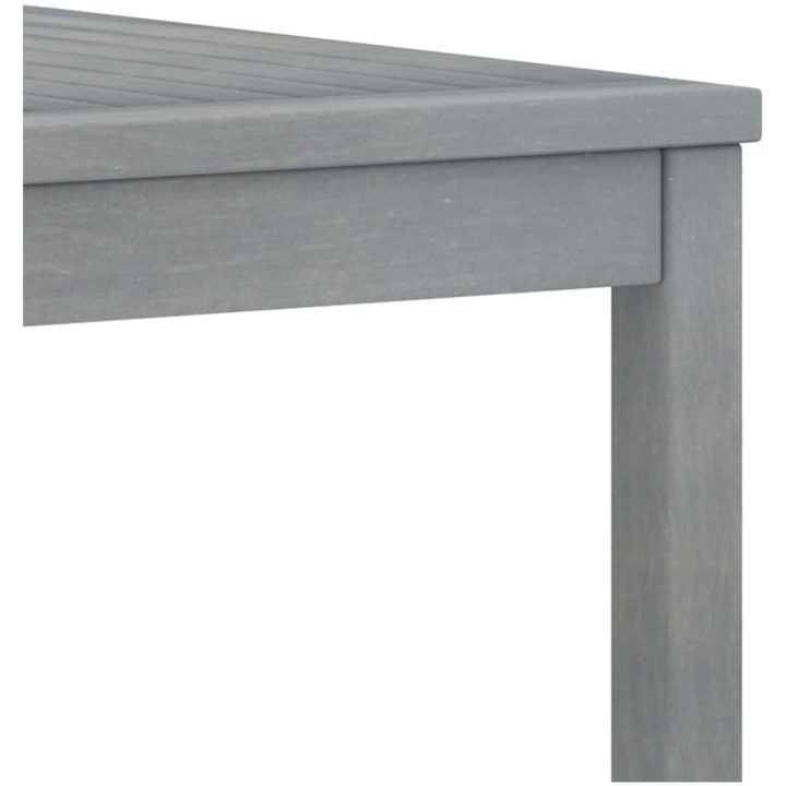 Soffbord 100x50x33 cm grått massivt akaciaträ vidaXL – bild 5