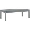 Soffbord 100x50x33 cm grått massivt akaciaträ vidaXL – miniatyr 1