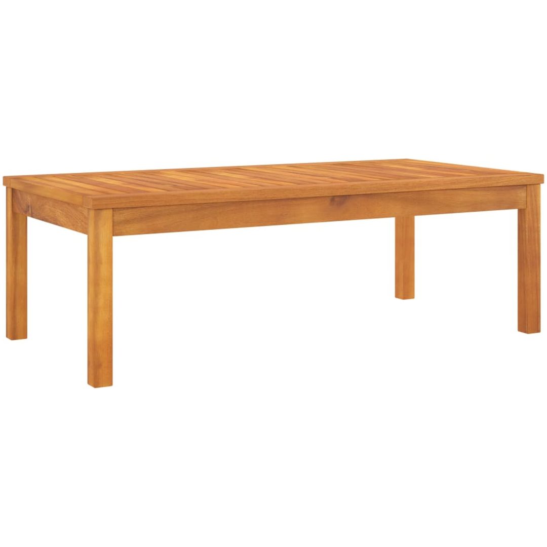 Soffbord 100x50x33 cm massivt akaciaträ vidaXL – bild 2