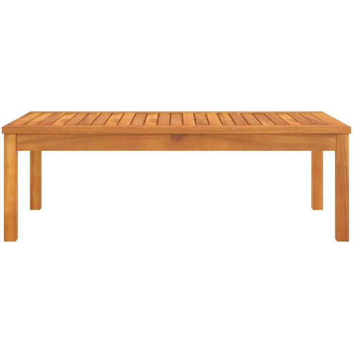 Soffbord 100x50x33 cm massivt akaciaträ vidaXL – bild 3