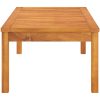 Soffbord 100x50x33 cm massivt akaciaträ vidaXL – miniatyr 4