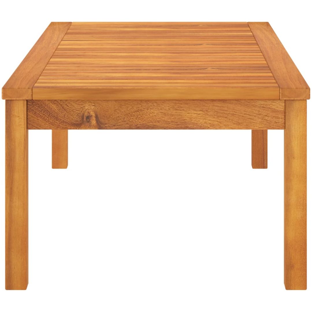 Soffbord 100x50x33 cm massivt akaciaträ vidaXL – bild 4