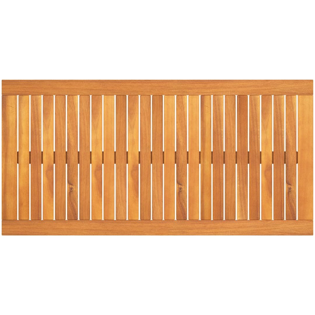 Soffbord 100x50x33 cm massivt akaciaträ vidaXL – bild 5